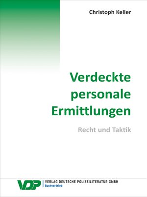 cover image of Verdeckte personale Ermittlungen